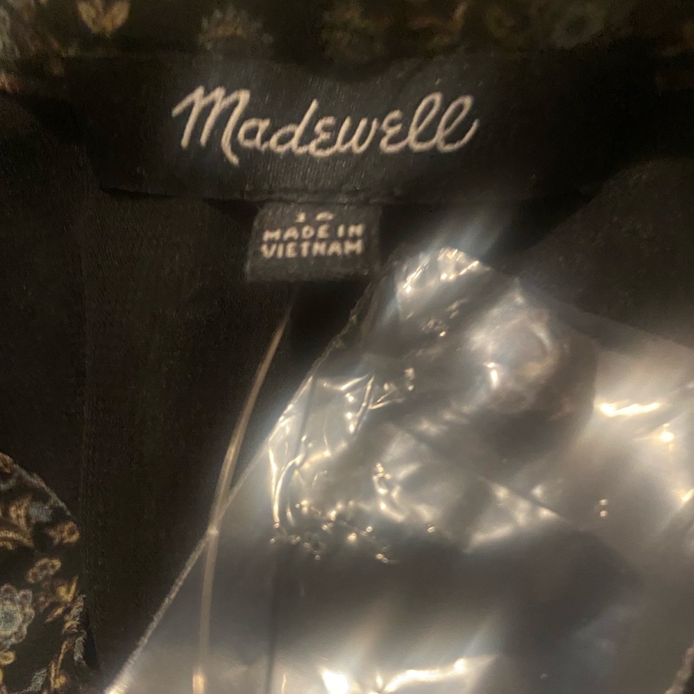 MADEWELL PLEATED PUFF SLEEVE MAXI DRESS IN FLORAL   NWT  original price $258.00 - Picture 12 of 13